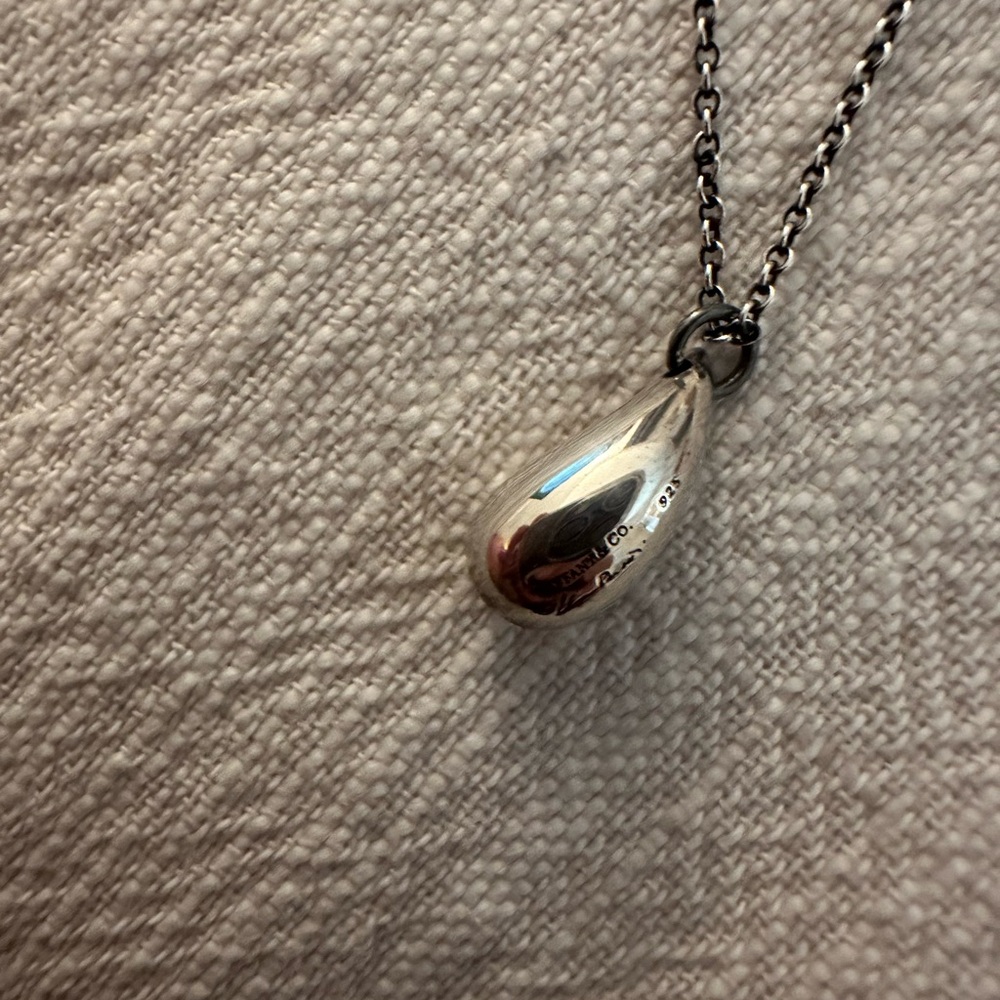 Tiffany & Co. Silver Teardrop Necklace